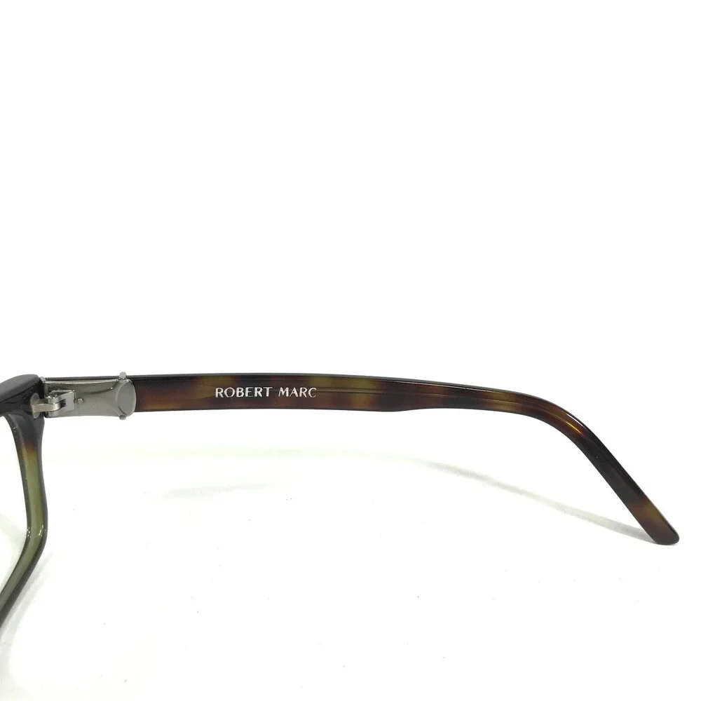 Robert Marc Eyeglasses Frames 831-260 Brown Green Rectangular Full Rim 50-18-140